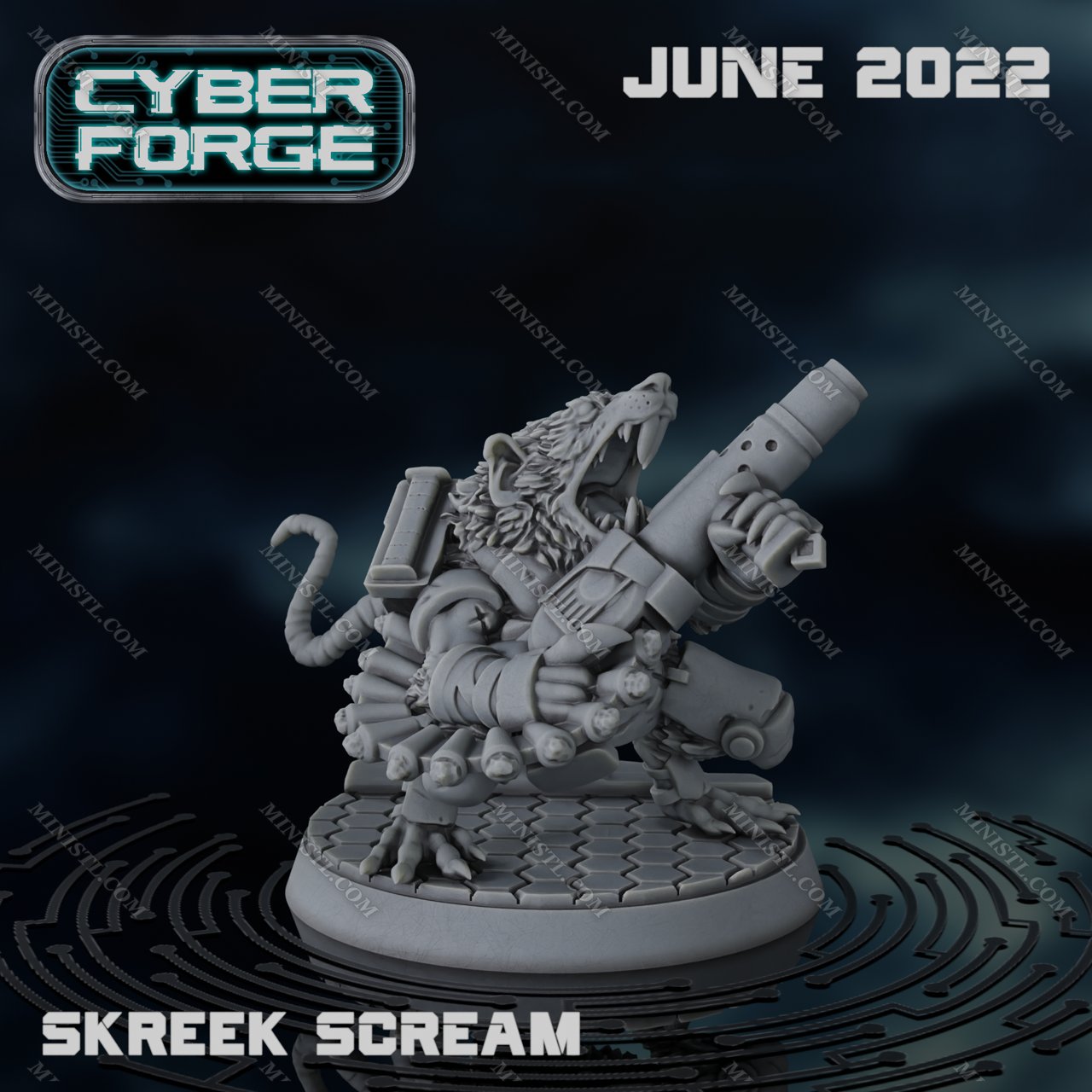 Cyber-Forge Miniatures June 2022 Cyber Forge  MINISTL 3