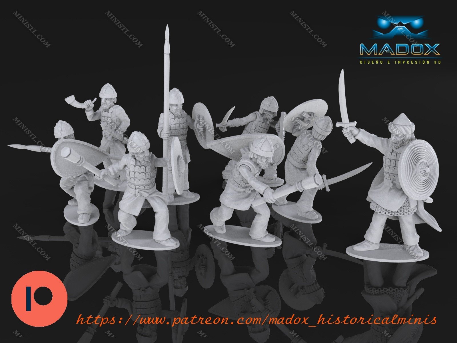 Madox Historical miniatures June 2022 (Seljuk Infantry and Horse Archers) Madox Historical Miniatures  MINISTL 3