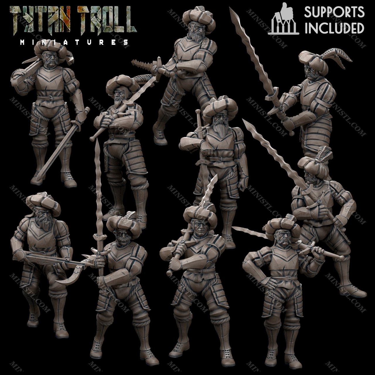 TytanTroll Miniatures June 2022 Tytantroll Miniatures  MINISTL