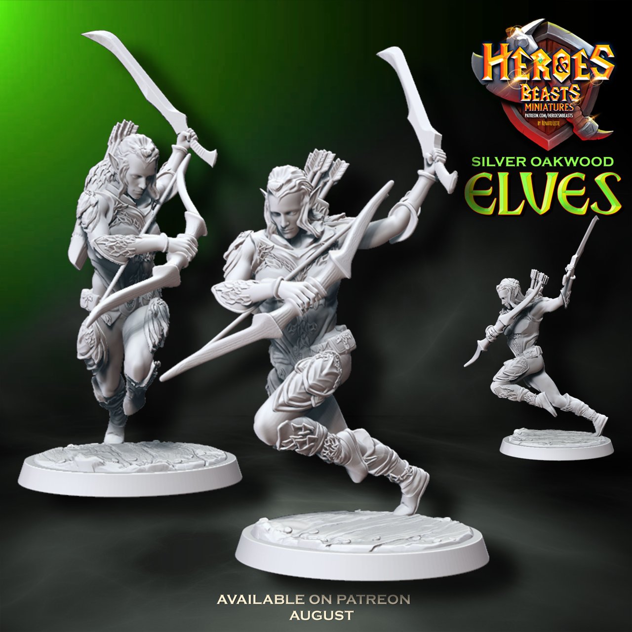 Heroes and Beasts Miniatures March 2021 Heroes and Beast  MINISTL 3