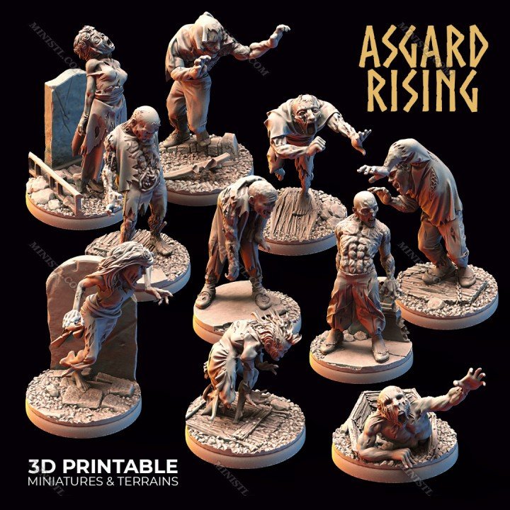 Asgard Rising Miniatures March 2022 Asgard Rising  MINISTL