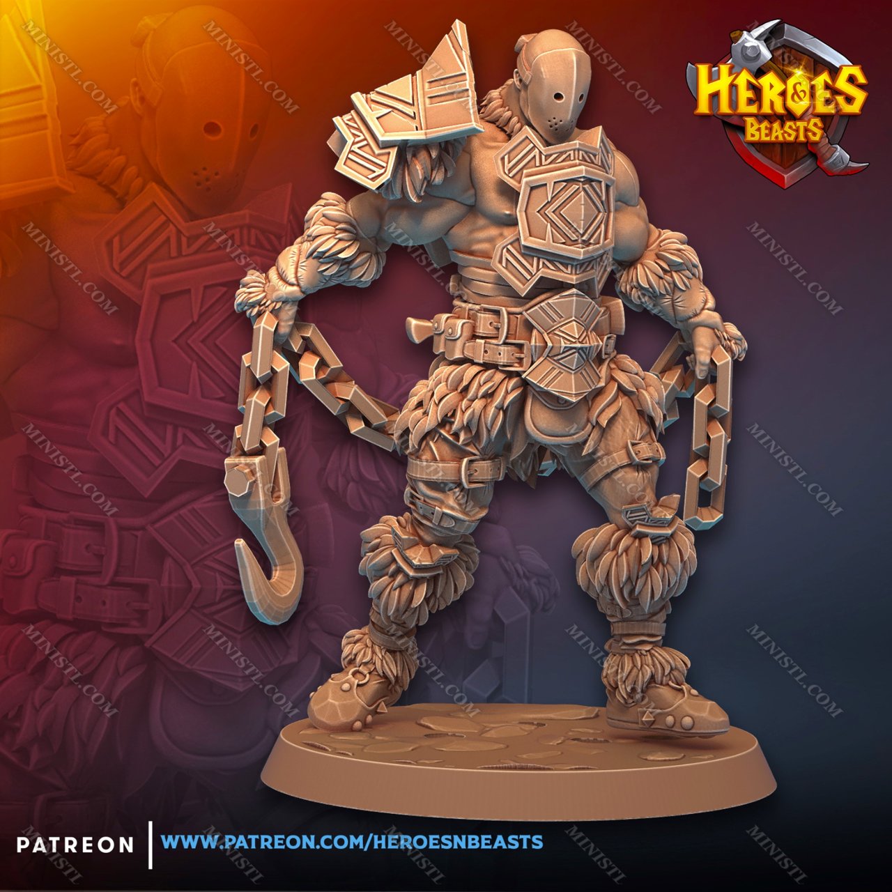 Heroes and Beasts Miniatures March 2022 Heroes and Beast  MINISTL 3