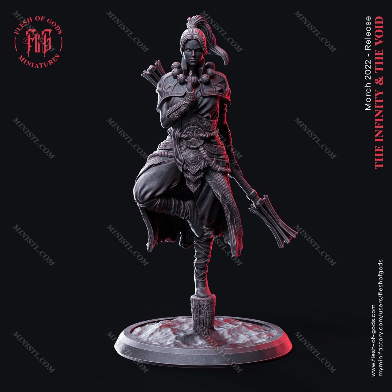 Flesh of Gods - Miniatures March 2022 (The Infinity and the Void) Flesh of Gods  MINISTL 3