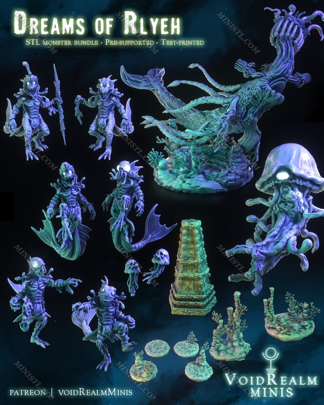 VoidRealm Minis March 2022 Void Realm  MINISTL