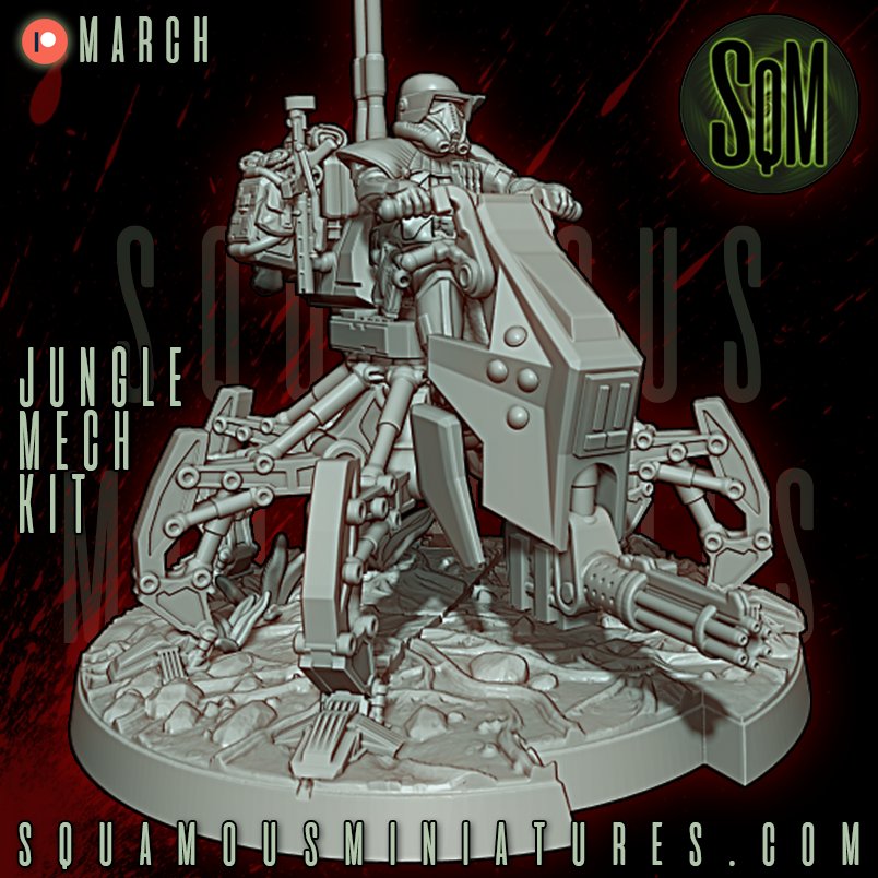 Squamous Miniatures March 2023 Squamous Miniatures  MINISTL 3