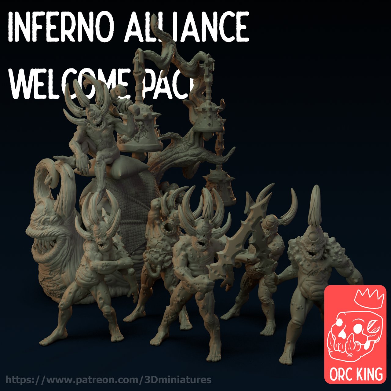 Orc King New Welcome Pack Orc King  MINISTL