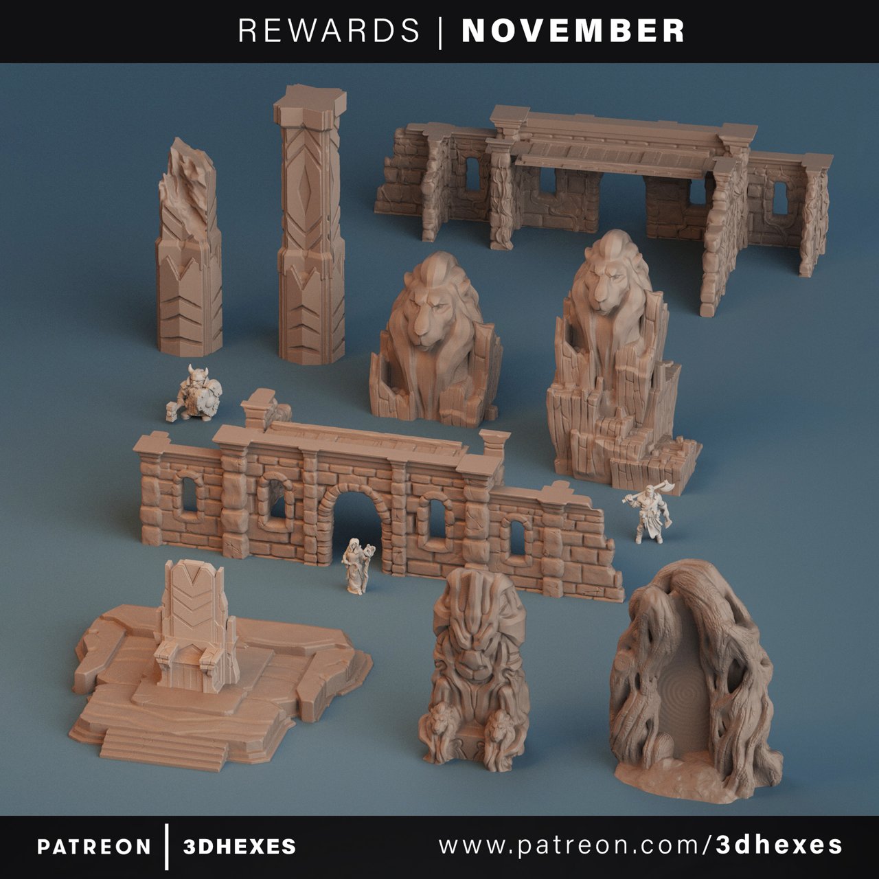 3DHexes November 2019 3DHexes  MINISTL