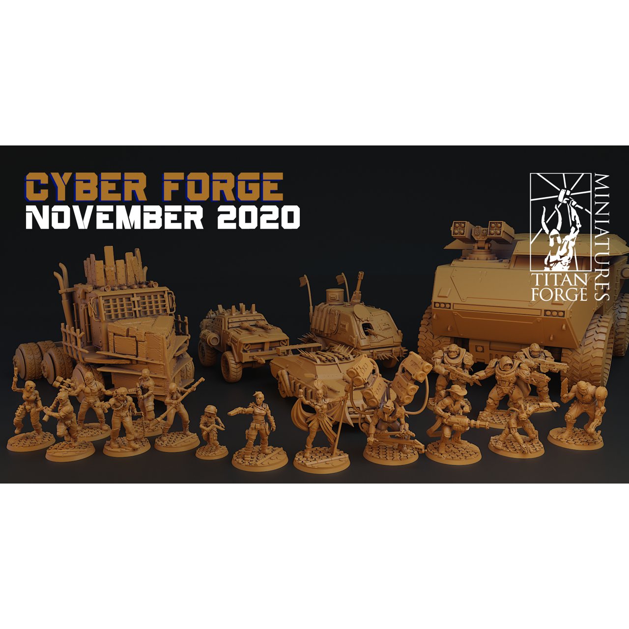 Cyber-Forge Miniatures November 2020 Cyber Forge Miniature  MINISTL