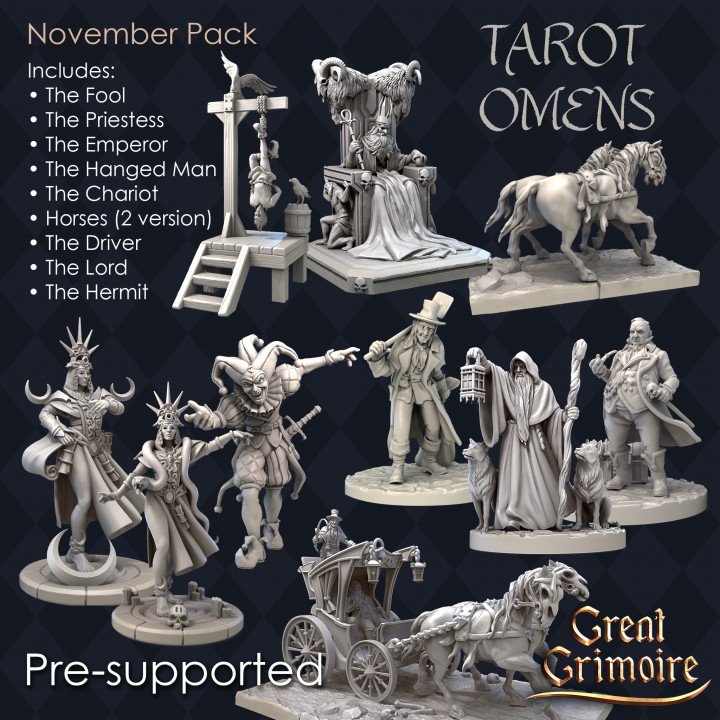 Great Grimoire November 2020 Great Grimoire Miniatures  MINISTL