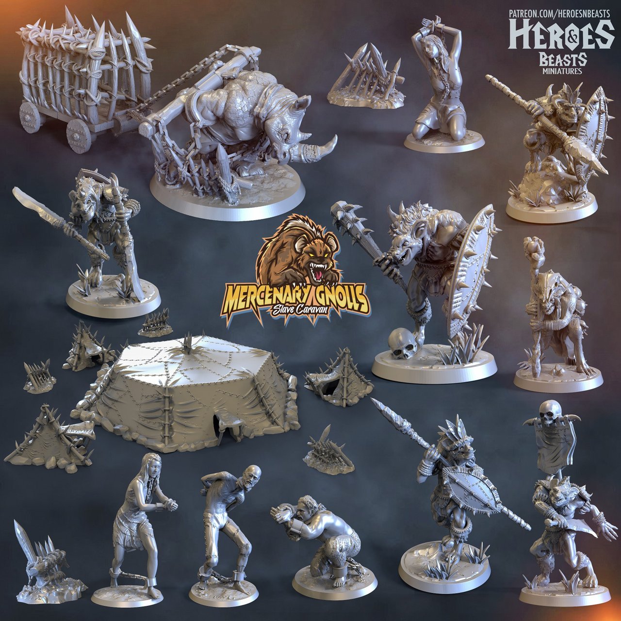 Heroes and Beasts Miniatures November 2020 Heroes and Beasts Miniatures  MINISTL