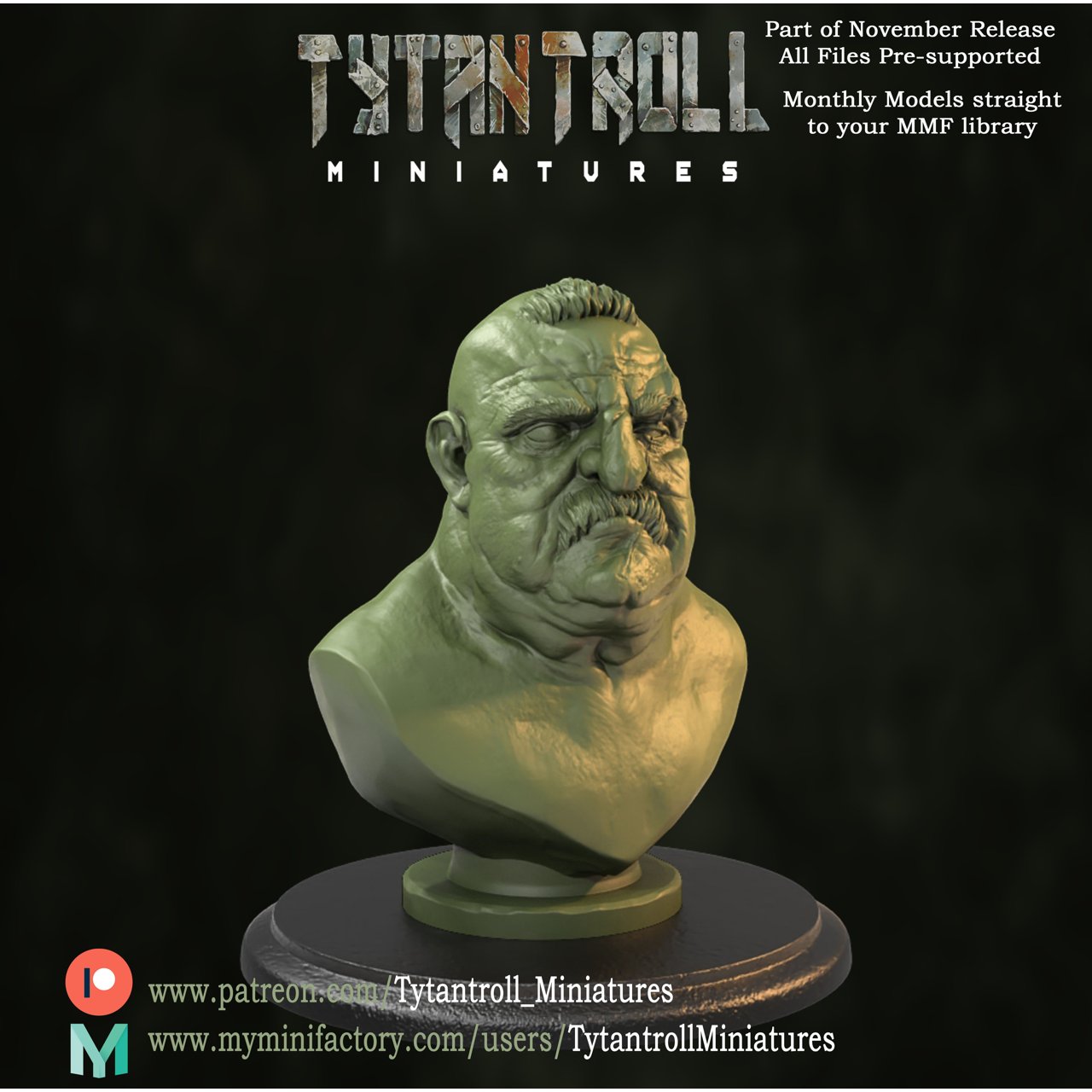 TytanTroll Miniatures November 2020 Tytan Troll Miniatures  MINISTL 3