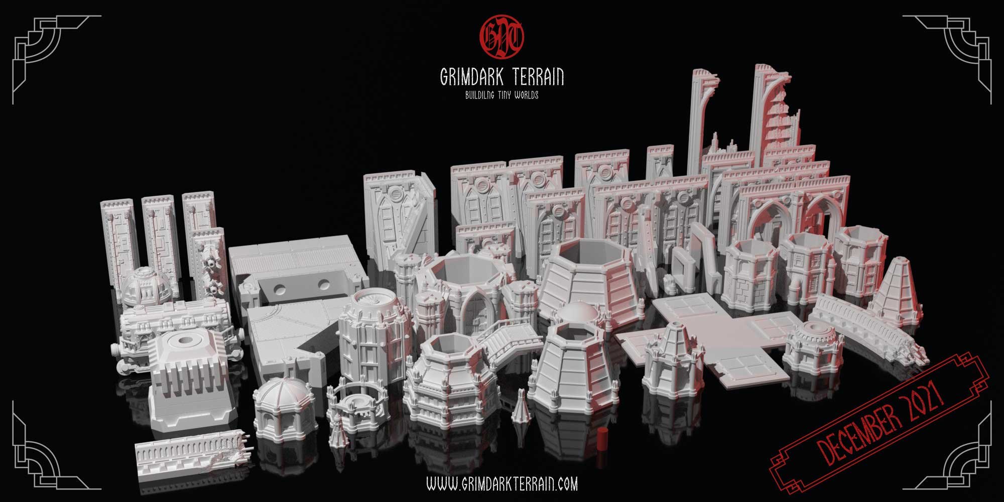 GrimDark Terrain November 2021 Grim Dark Terrain  MINISTL