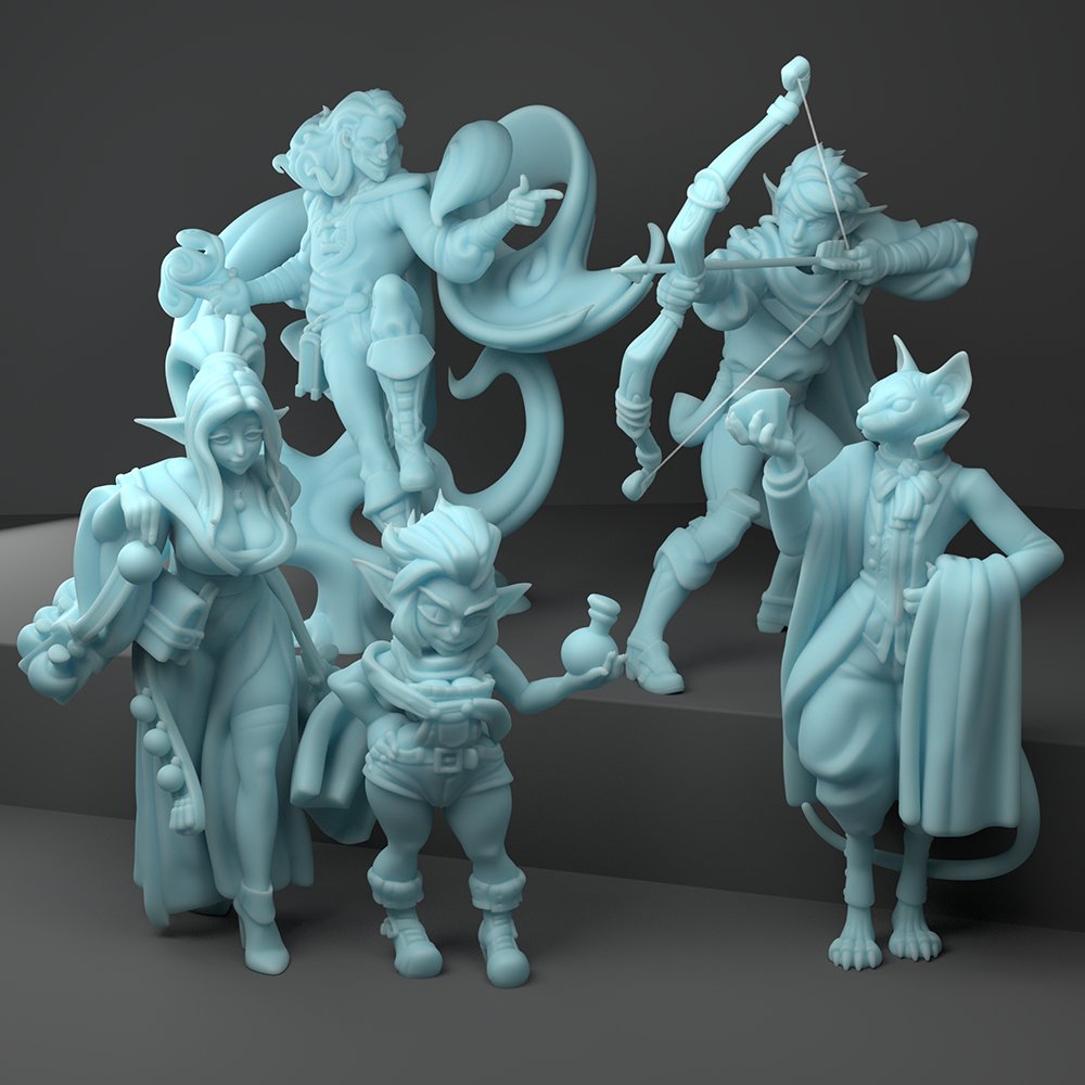 Twin Goddess Miniatures November 2021 Twin Goddess Miniatures  MINISTL