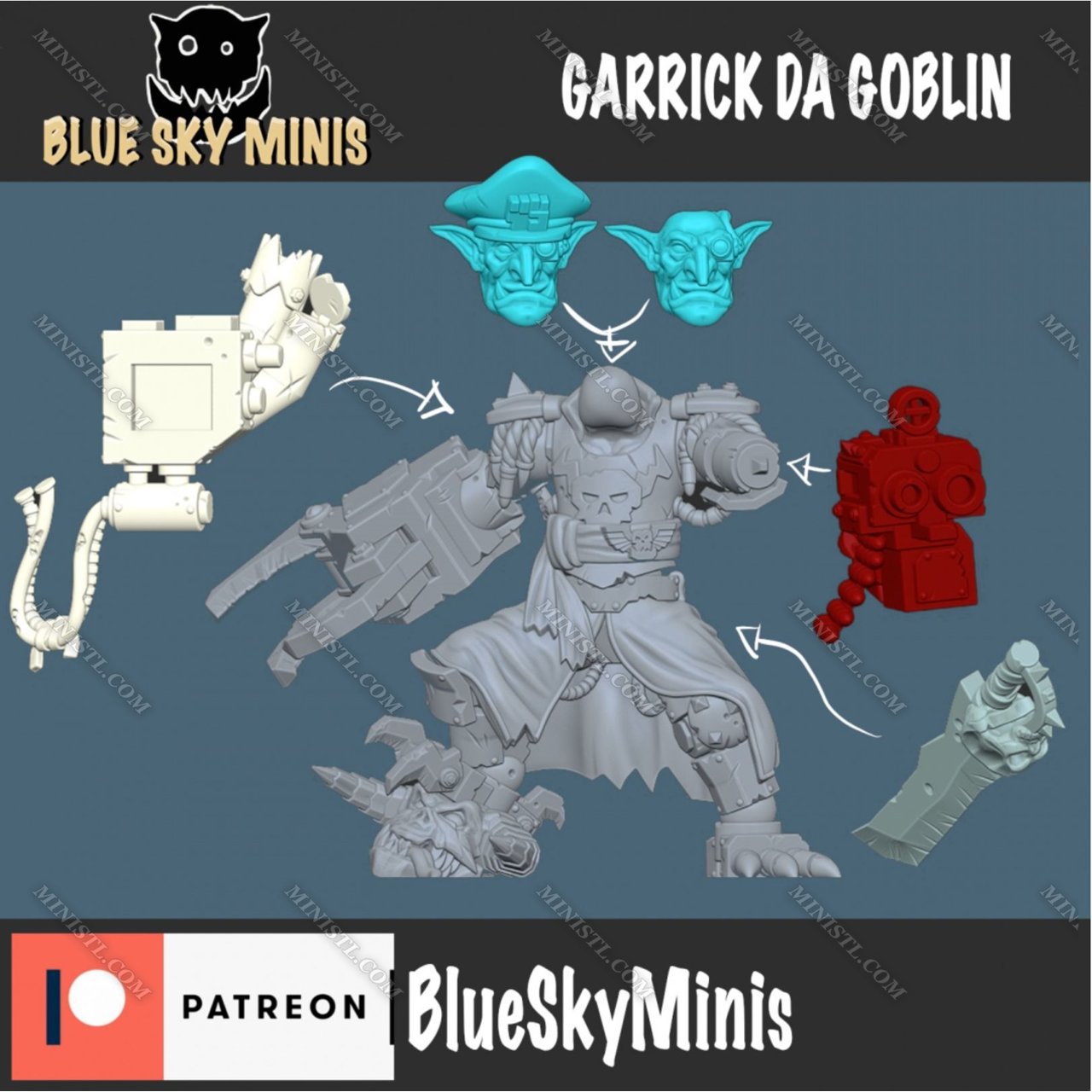 Blue Sky Minis November 2022 Bluesky Miniatures  MINISTL 3