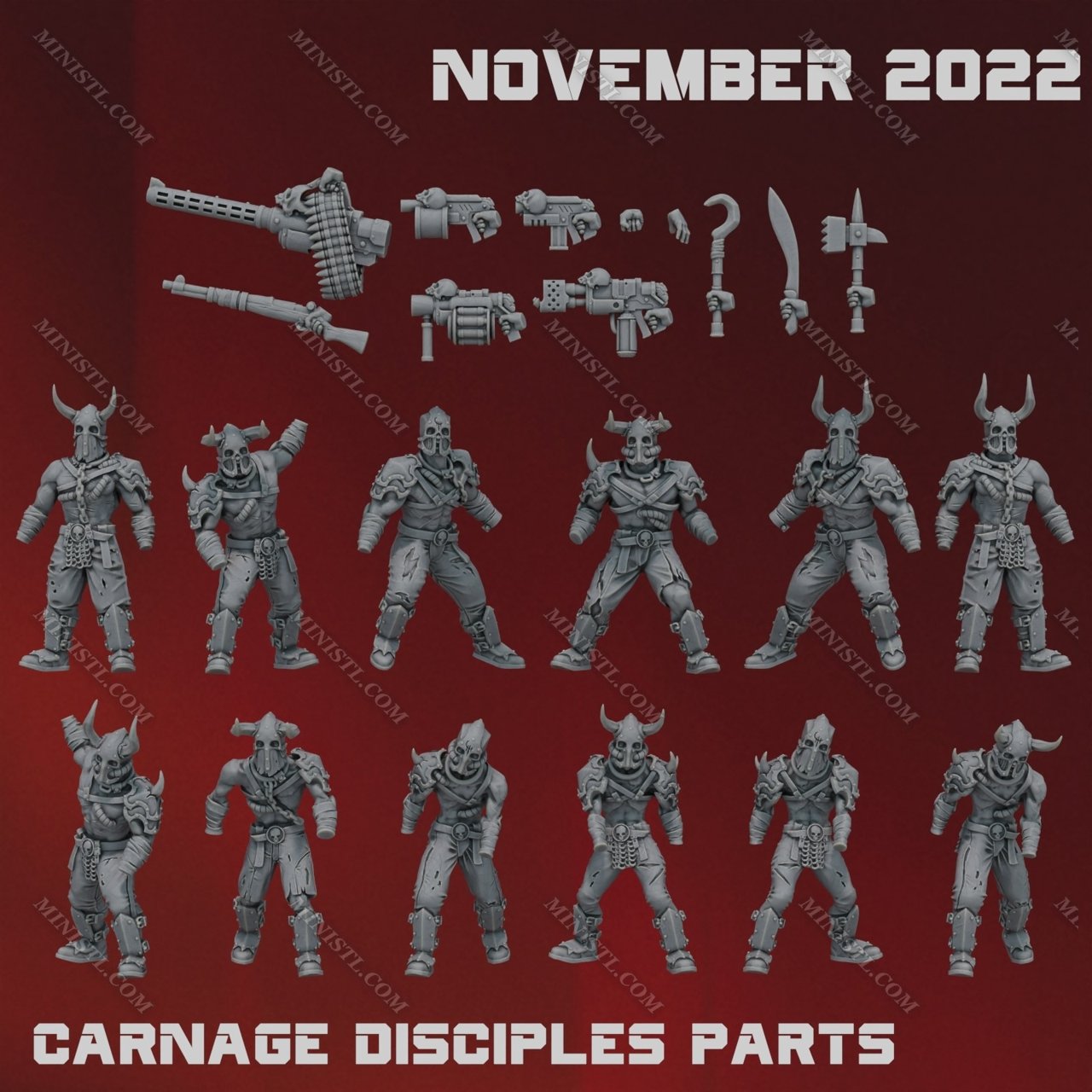 Cyber-Forge Miniatures November 2022 Cyber Forge  MINISTL