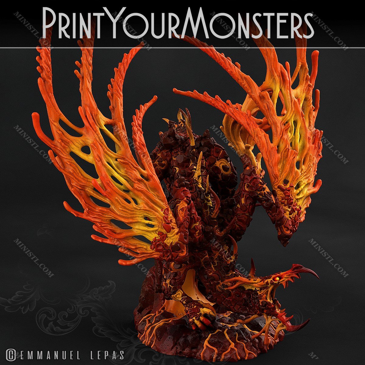 PrintYourMonsters November 2022 (Magma) Print Your Monsters  MINISTL