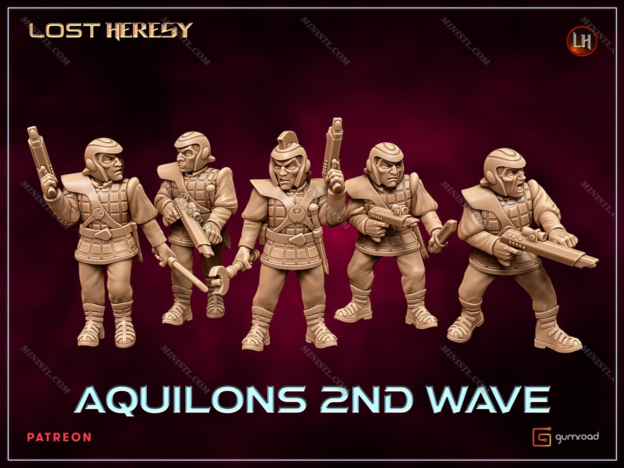 Lost Heresy Miniatures November 2022 (Sci-Fi) Lost Heresy  MINISTL 3