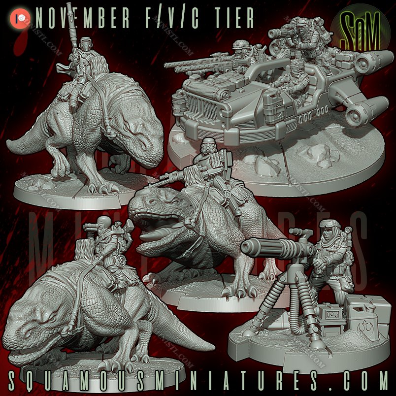 Squamous Miniatures November 2022 Squamous Miniatures  MINISTL