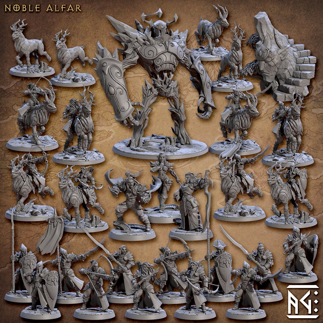 Avatars Of War October 2023 (Beastmen Skeletons and Trolls) Avatars of War  MINISTL 10