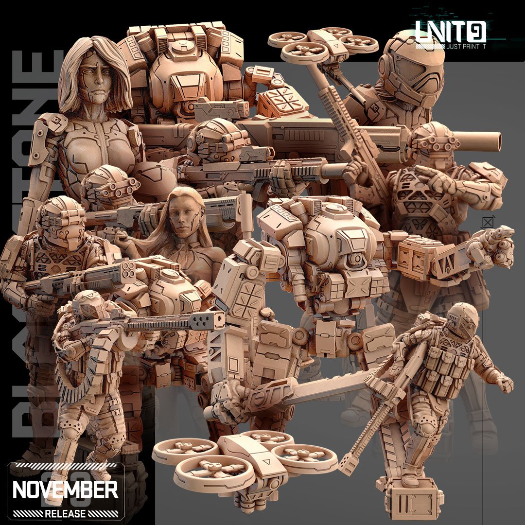 Cyber-Forge Miniatures November 2023 Cyber-Forge Miniatures  MINISTL 42