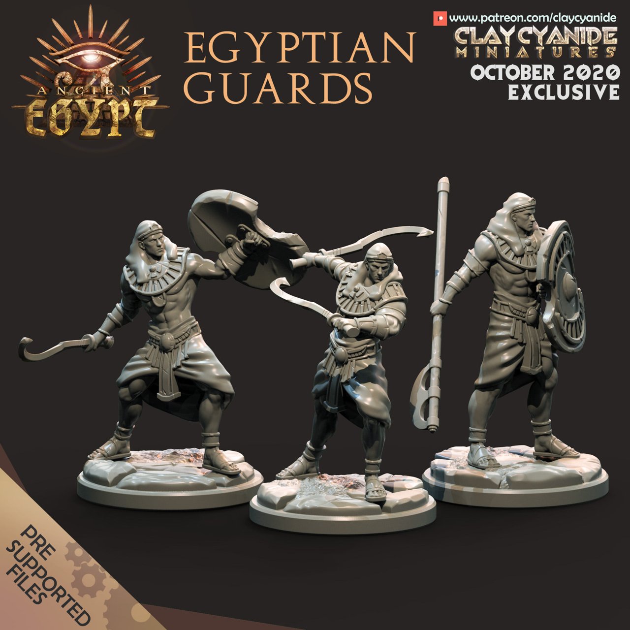 Clay Cyanide Miniatures October 2020 Clay Cyanide Miniatures  MINISTL 3