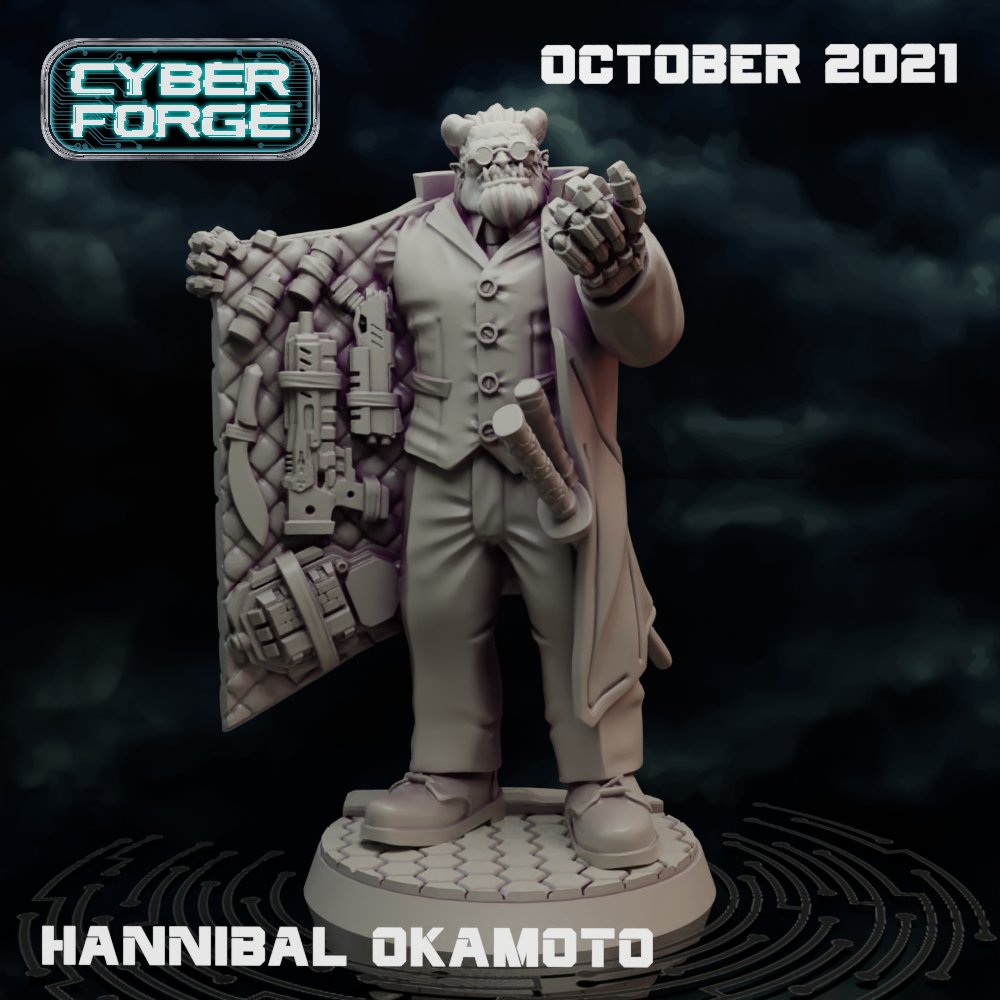 Cyber-Forge Miniatures October 2021 Cyber Forge  MINISTL 3