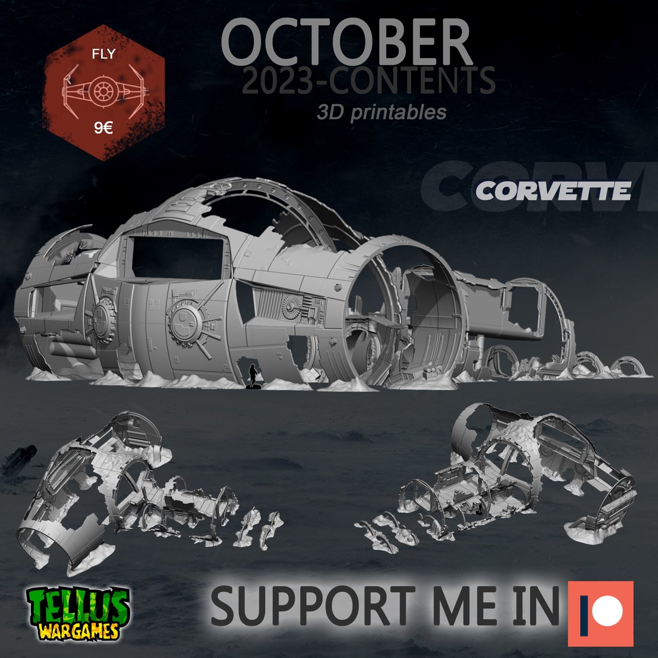 Telluswargames 3D October 2023 Telluswargames 3D  MINISTL