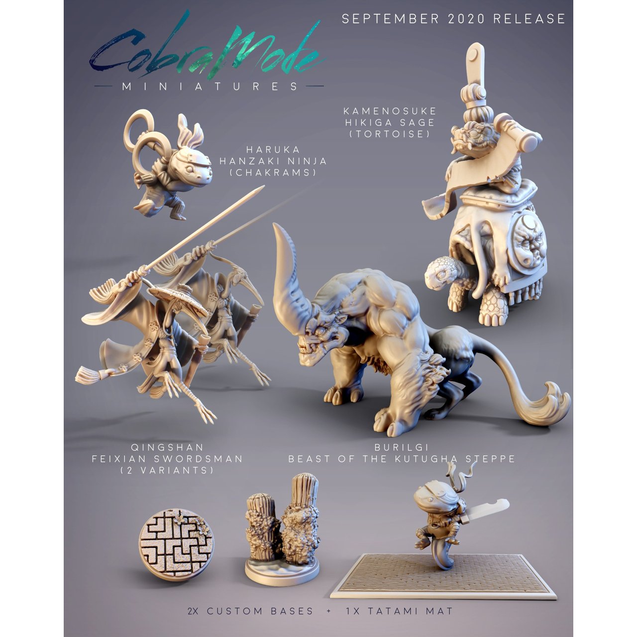 Comet Lord Miniatures September 2019 Comet Lord Miniatures  MINISTL 10