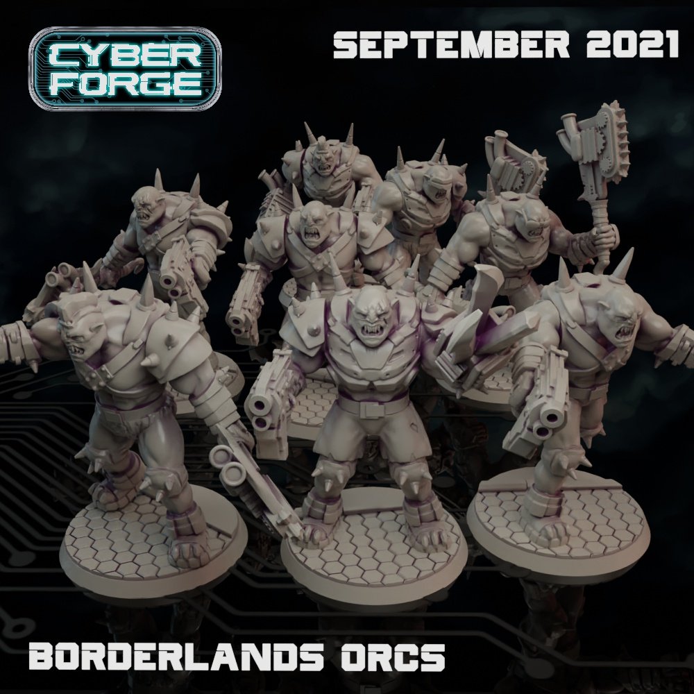 Cyber-Forge Miniatures September 2021 Cyber Forge  MINISTL 3
