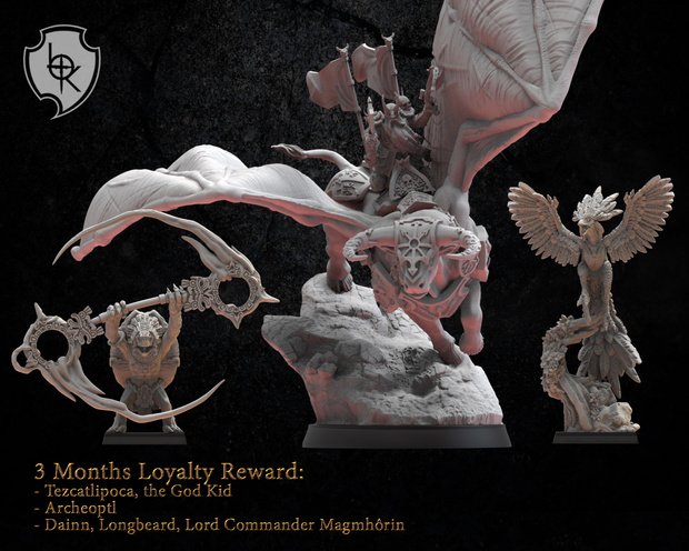 Lost Kingdom Miniatures September 2021 (Loyalty Rewards) Lost Kingdoms  MINISTL 3