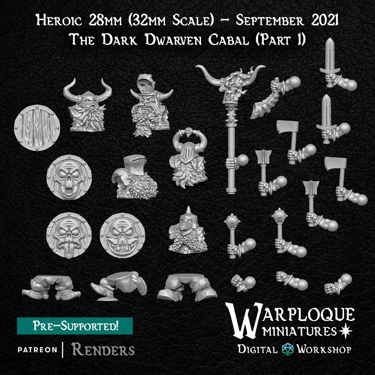 Warploque Miniatures September 2021 Warloque Miniature  MINISTL 3