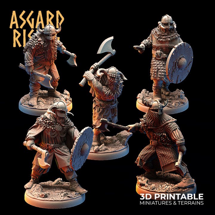 Asgard Rising Miniatures September 2022 Asgard Rising  MINISTL