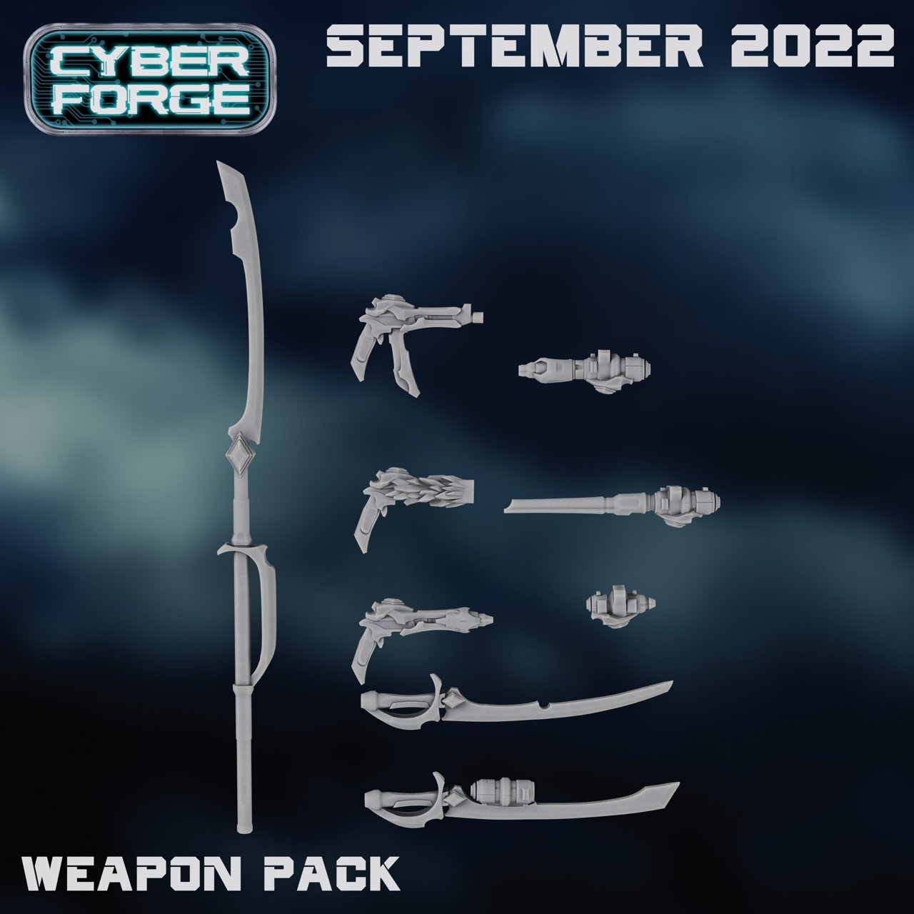 Cyber-Forge Miniatures September 2022 Cyber Forge  MINISTL 3