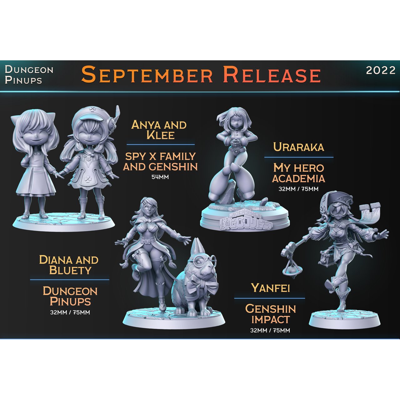 DMG Minis September 2022 DMG Mini  MINISTL 16