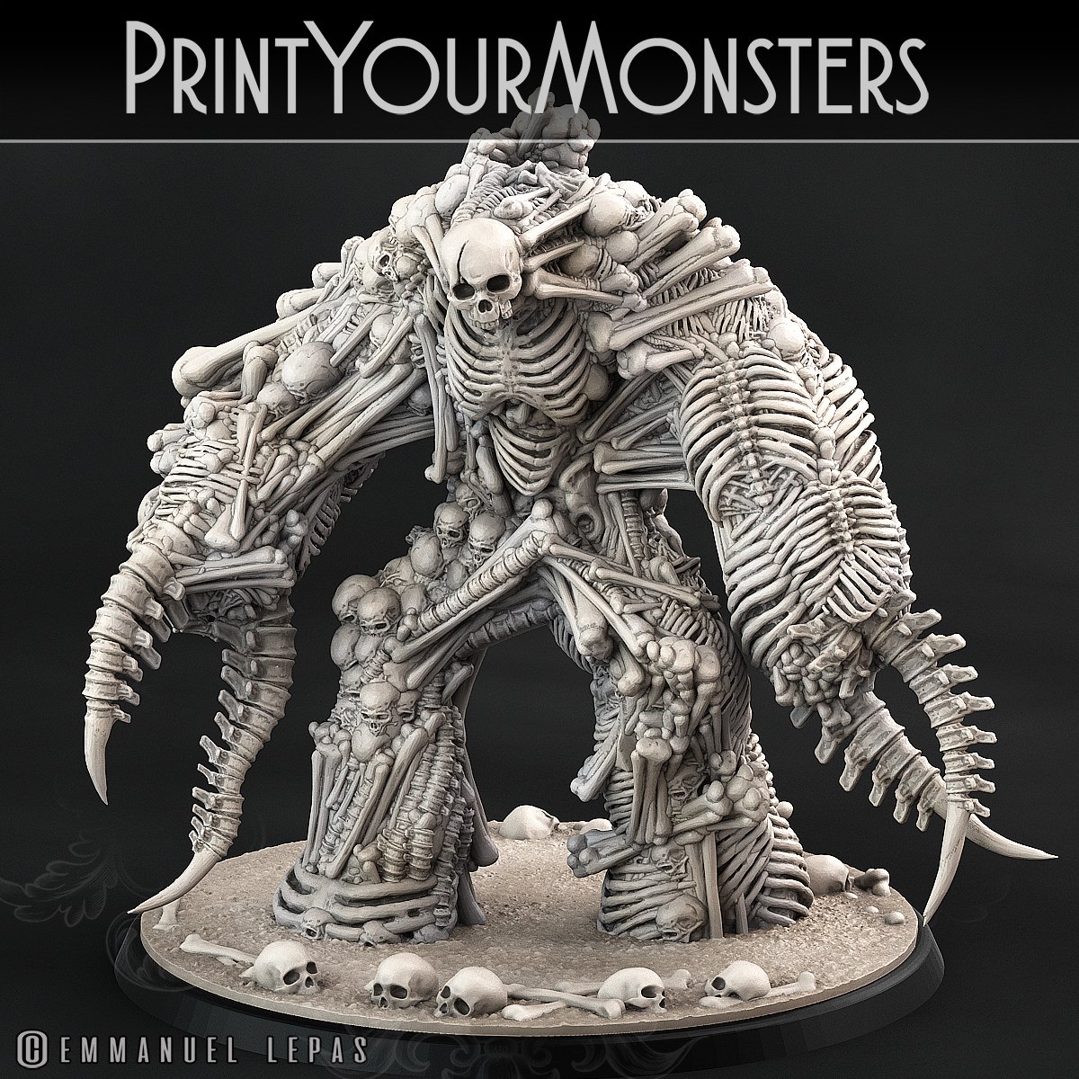PrintYourMonsters September 2022 (Golems) Print Your Monsters  MINISTL