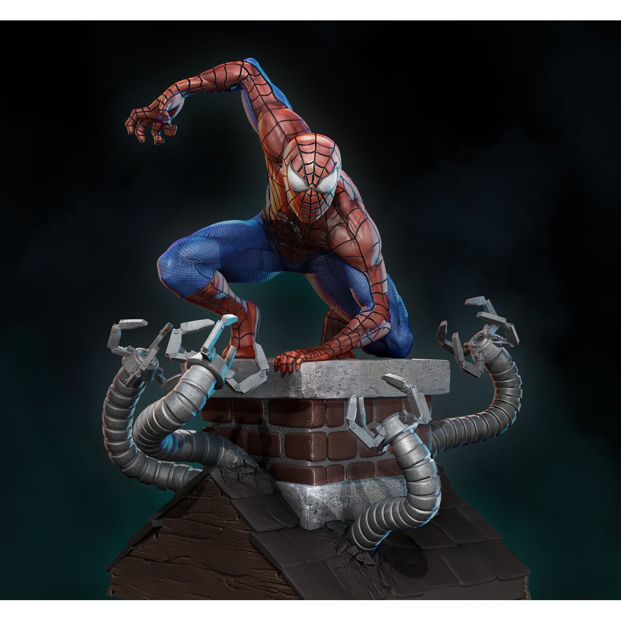 Fan Art Models Spider Man v2 from Marvel comics  MINISTL 4