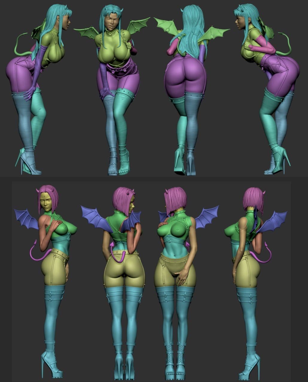 Fan Art Models Steampunk Poison Ivy from DC comics  MINISTL 6