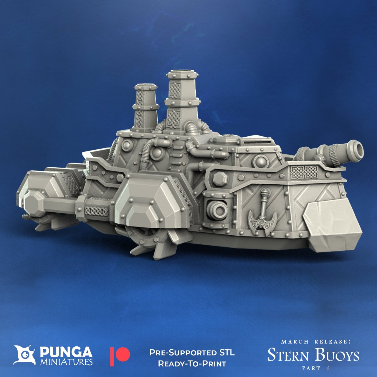 Punga Miniatures Stern Buoys P1 Punga Miniatures  MINISTL