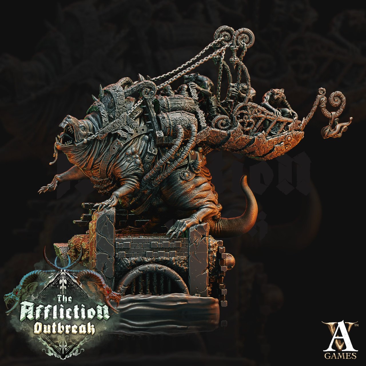 Archvillain Games The Affliction Outbreak Miniatures  MINISTL 3