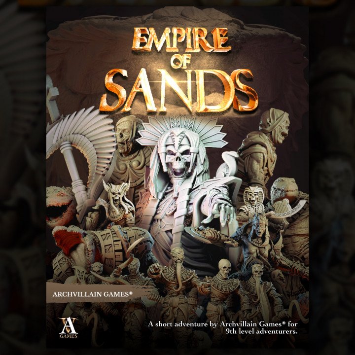 Archvillain Games The Empire of Sands from Archvillain Games Miniatures  MINISTL