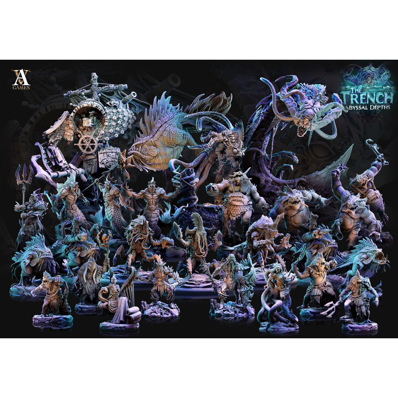 Archvillain Games The Trench Abyssal Depth from Archvillain Games Miniatures  MINISTL 3