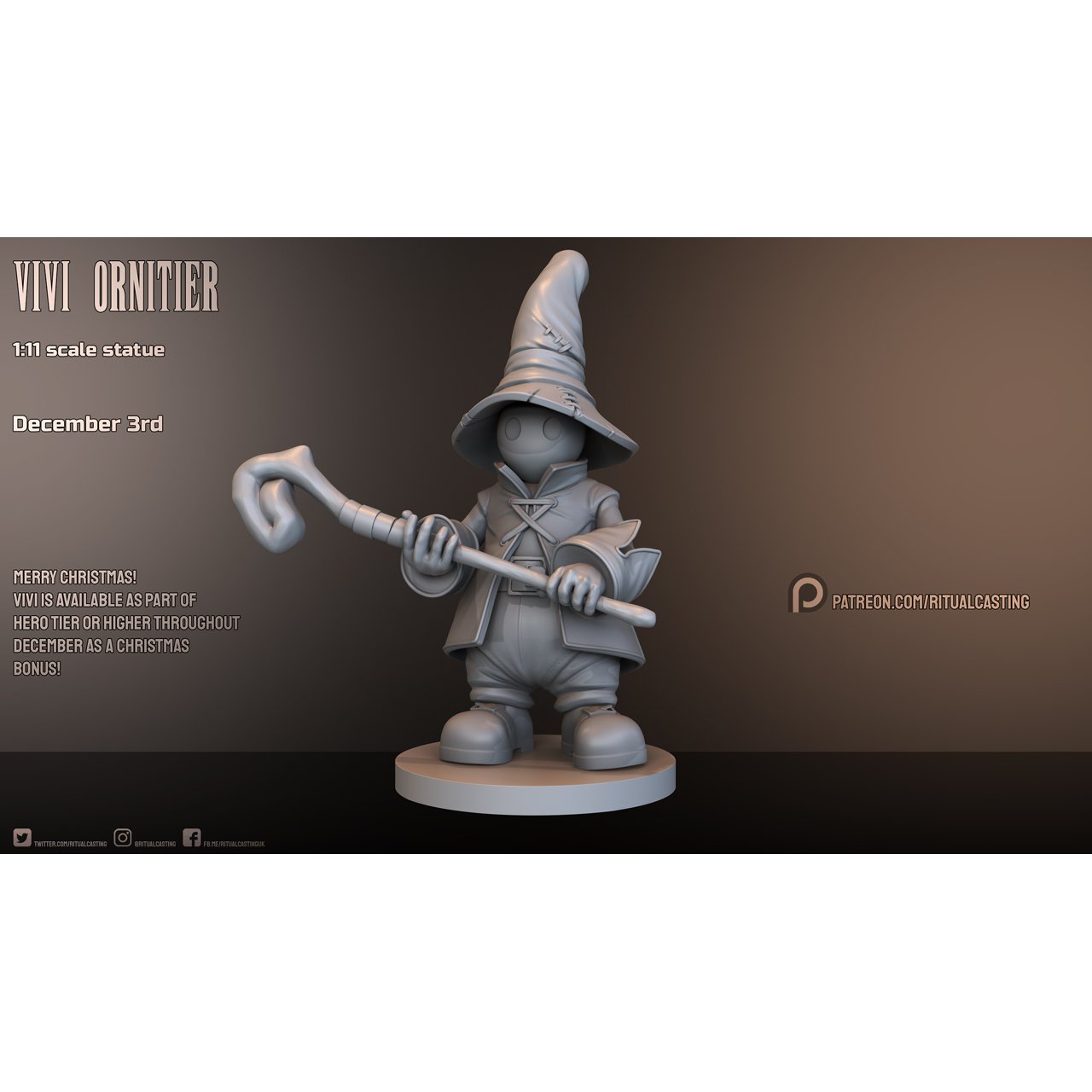 Ritual Casting Vivi Ornitier Ritual Casting Miniature  MINISTL