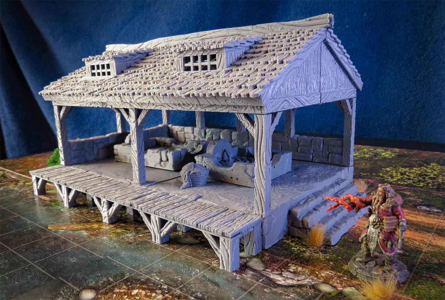 All Miniature Washhouse and Woodcutter City of Tarok Miniature  MINISTL 3