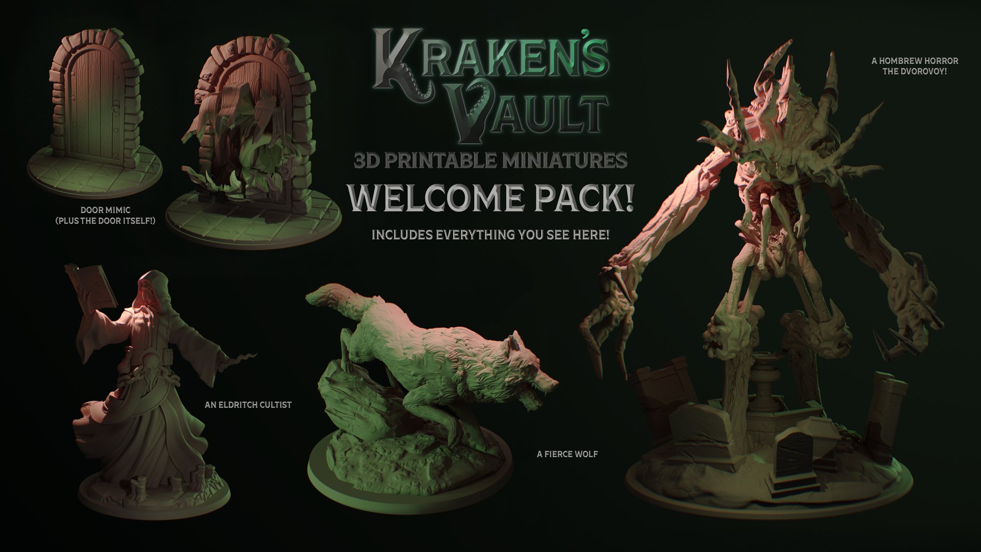 Kraken's Vault Welcome Pack Kraken’s Vault  MINISTL