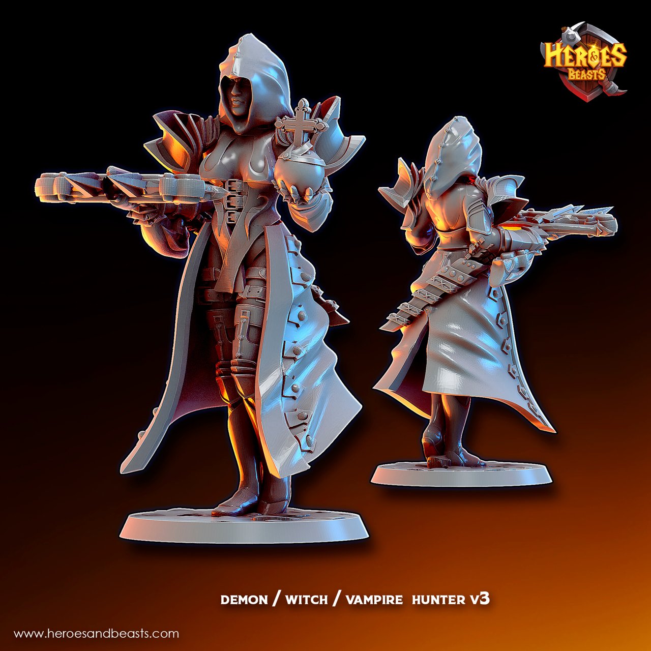 Heroes and Beasts Miniatures August 2023 Heroes N Beasts  MINISTL 16