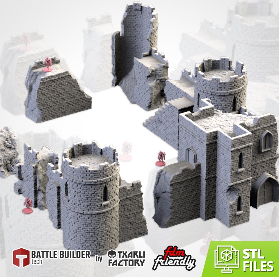 Txarli Factory July 2023 (Ruined Castle and Xeno Pyramids) Txarli Factory  MINISTL