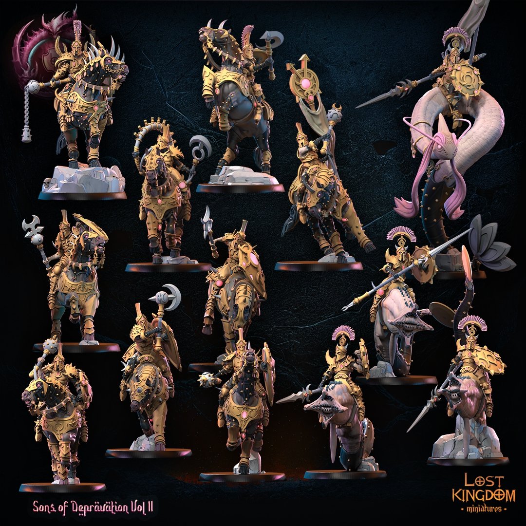 Lost Kingdom Miniatures November 2023 Lost Kingdoms  MINISTL