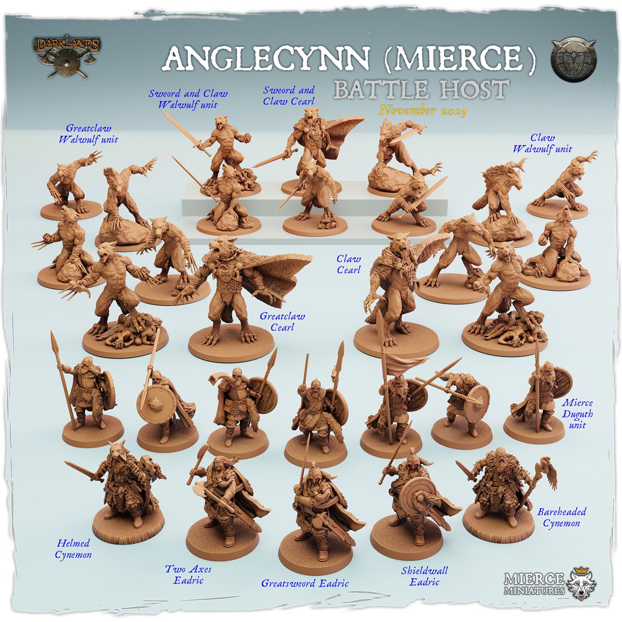 Mierce Miniatures November 2023 Mierce Miniatures  MINISTL