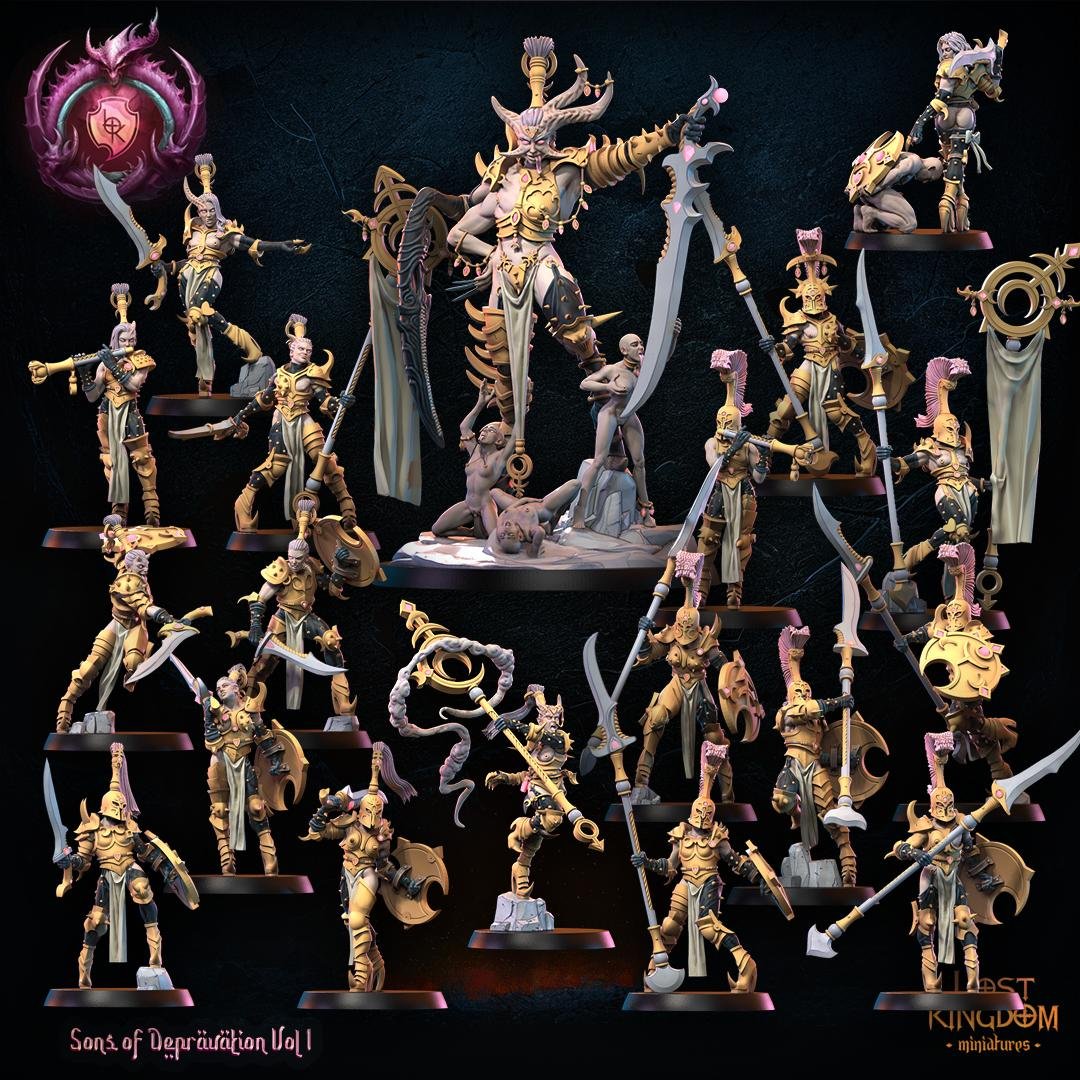 Lost Kingdom Miniatures October 2023 Lost Kingdom Miniatures  MINISTL