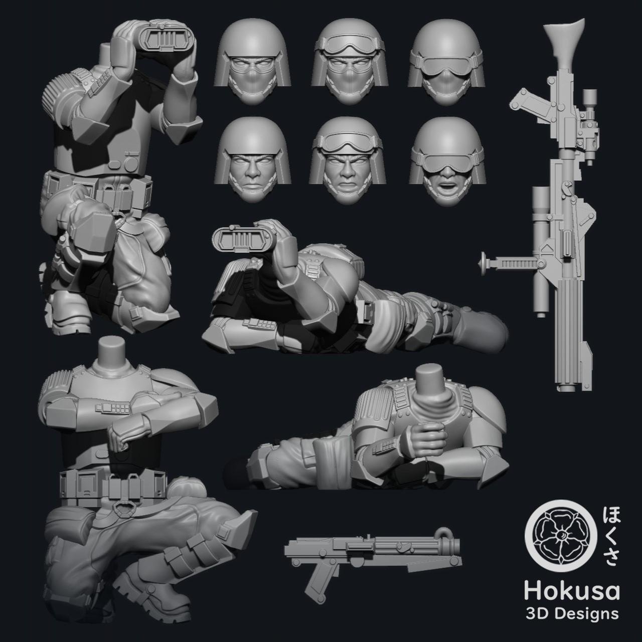Hokusa 3D Designs September 2023 Hokusa 3D Designs  MINISTL 3